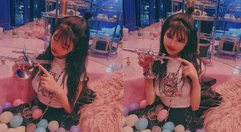 和姐妹喝酒吃瓜